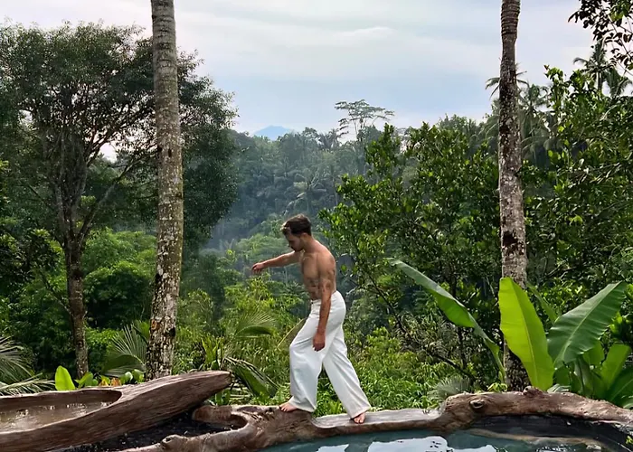 ロッジ Artsy Jungle Pool & Unique Car Bath Tampaksiring
